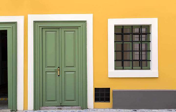 Porte d’entrée en pvc moderne Saint-Manvieu-Norrey