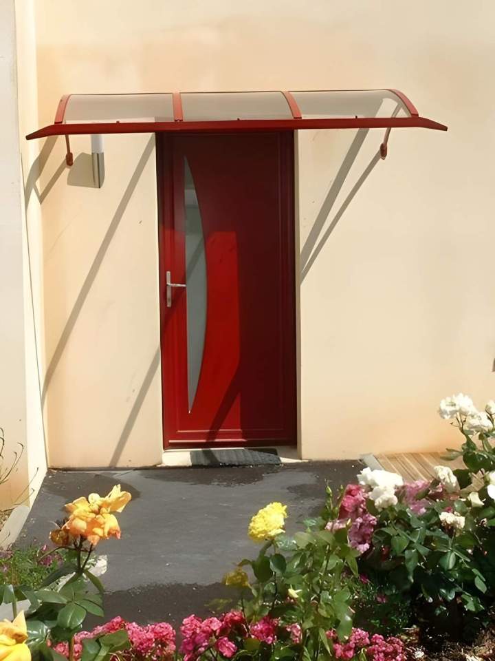 Marquise de protection pour entrée Saint-Manvieu-Norrey